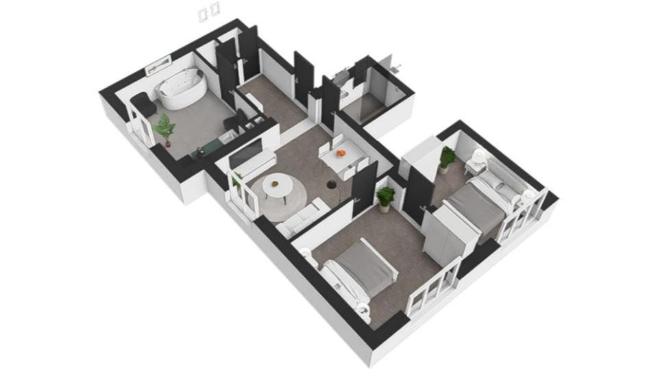 Apartmany Praha-Modrany Bagian luar foto